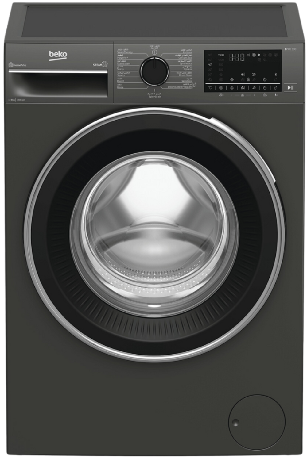 لباسشویی بکو 9 کیلو دودی مدل WTV9014XS